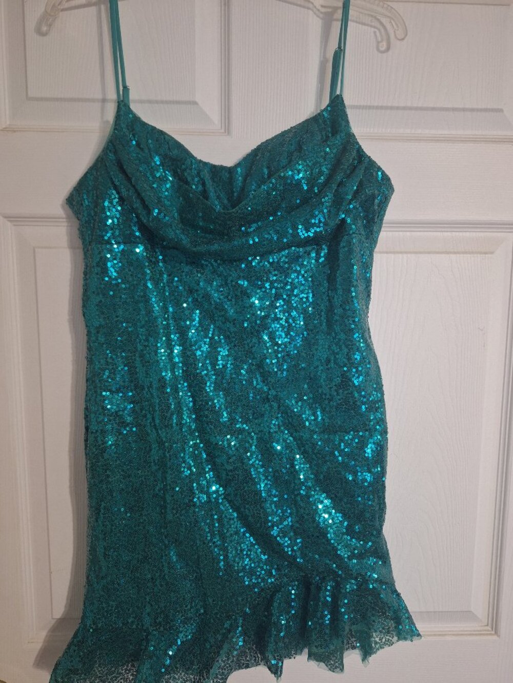 Teal sparkly Dress